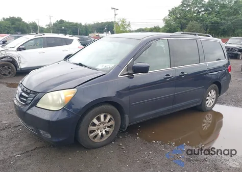 2008 Honda Odyssey Ex z USA, uszkodzony, nr VIN 5FNRL38458B057461